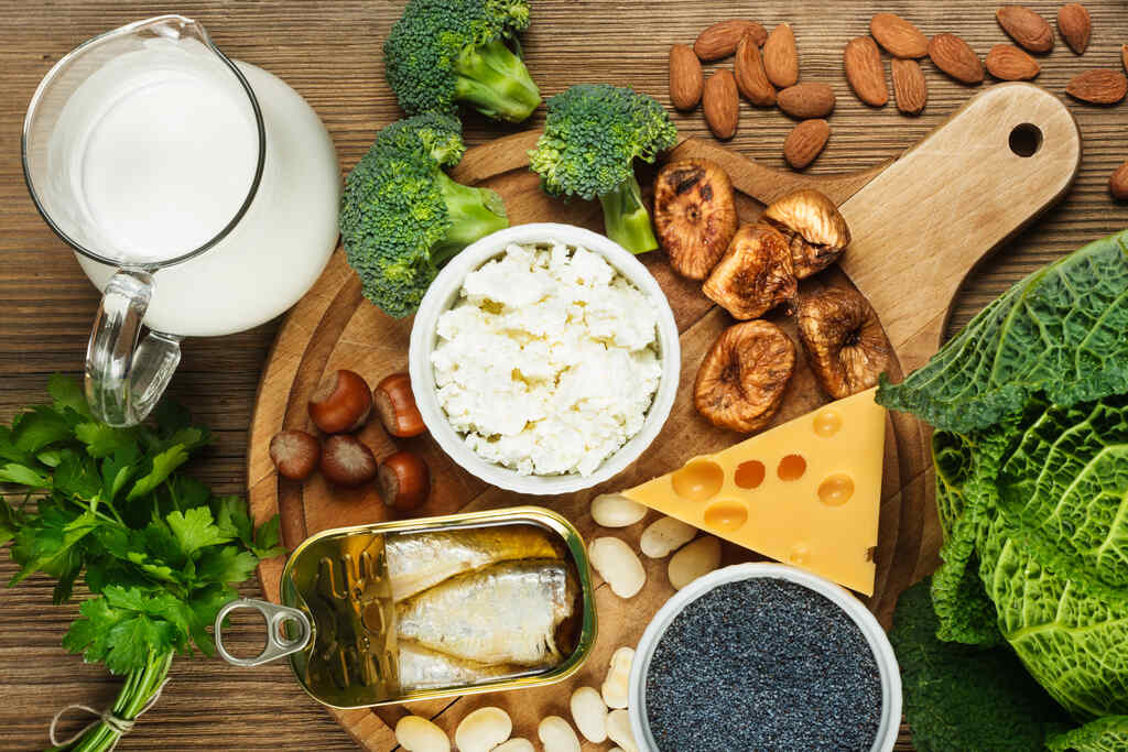 alimentos ricos em cálcio